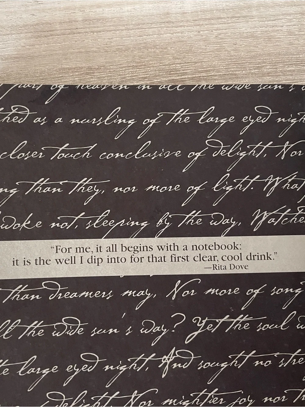 The Poets Notebook by David Stanford Burr 2000